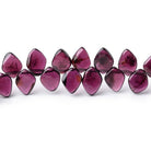 7x6mm Rhodolite Garnet Plain Kite Beads 7.5 inch 54 pieces - Beadsofcambay.com