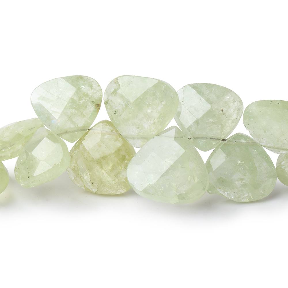 7x7-13x14mm Grossular Garnet Faceted Heart Beads 6 inch 32 pieces - Beadsofcambay.com