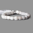 7x7-8x8mm Mystic White Quartz faceted cube beads 8 inch 27 pieces - Beadsofcambay.com