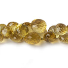 7x9-9x12mm Honey Quartz Faceted Candy Kiss Beads 8 inch 54 pieces - Beadsofcambay.com