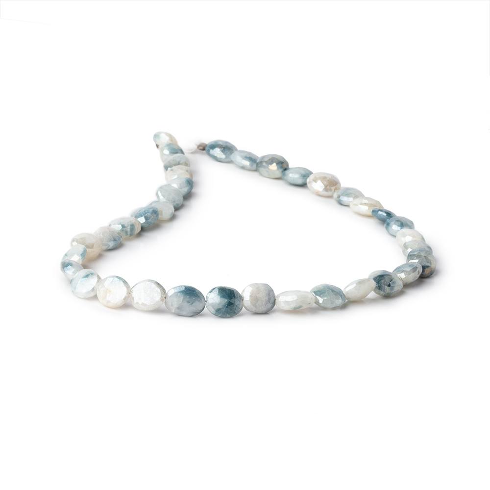 8-10mm Mystic Sapphire Faceted Oval Beads 13 inch 36 pieces - Beadsofcambay.com