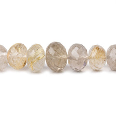Faceted Rondelle Beads 9mm and Larger