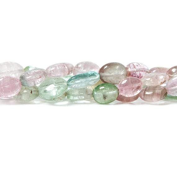 8-11mm Afghani Tourmaline Beads Plain Oval Nugget - Beadsofcambay.com
