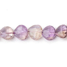8-11mm Ametrine Straight Drill Faceted Hearts 13 inch 42 Beads - Beadsofcambay.com