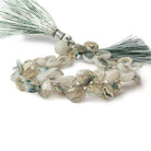 8-11mm Peacock Solar Quartz Faceted Heart Beads 7 inch 42 pieces - Beadsofcambay.com