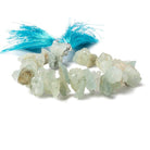 8-12mm Frosted Multi Beryl Chip Faceted Nuggets 7.5 inch 62 pieces - Beadsofcambay.com