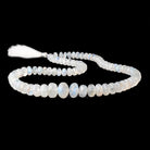 8-15mm Rainbow Moonstone plain rondelles 18 inch 82 beads AAA grade - Beadsofcambay.com