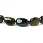 8-17mm Green Tourmaline Plain Nugget Beads 13.5 inch 29 pieces - Beadsofcambay.com