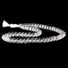 8-8.5mm Crystal Quartz Faceted Rondelle Beads 16 inch 65 pieces - Beadsofcambay.com