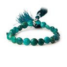 8-9mm Chrysocolla faceted coin beads 8 inch 23 pieces - Beadsofcambay.com