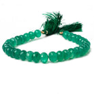 8-9mm Green Onyx Faceted Rondelle Beads 8 inch 33 pieces - Beadsofcambay.com