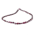 8-9mm Rhodolite Garnet Plain Nugget Beads 16 inch 44 pieces - Beadsofcambay.com