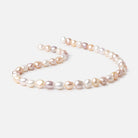 8-9mm Tri-Color Baroque Freshwater Pearls 15.5 inch 42 Beads - Beadsofcambay.com