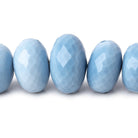 8.5-18mm Owyhee Blue Opal Faceted Rondelle Beads 20 inch 60 pieces AA - Beadsofcambay.com