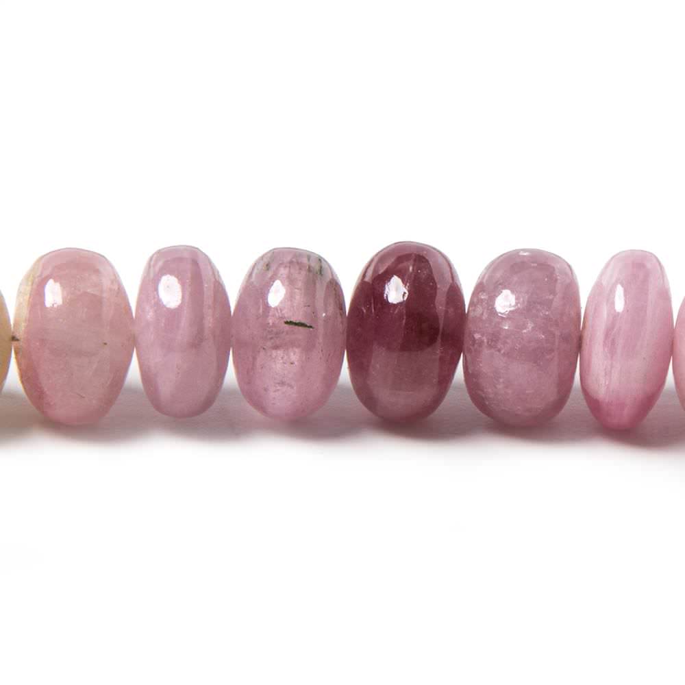 8.5-9.5mm Multi Color Afghani Tourmaline Plain Rondelle Beads 16 inch 67 pieces - Beadsofcambay.com
