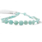 8.5-9mm Amazonite faceted pillow beads 14 inch 33 pieces - Beadsofcambay.com