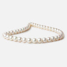 8.5-9mm Off White Round Pearls 15 inch 46 pieces AAA - Beadsofcambay.com