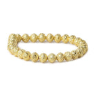 8mm 22kt Gold Plated Copper Bead Roval Petite Persian 8 inch 28 pieces - Beadsofcambay.com