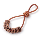 8mm Antiqued Copper Floral Edge Spacer Set of 10 Large Hole Beads - Beadsofcambay.com