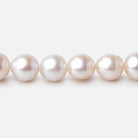 8mm Creamy White Baroque Freshwater Pearls 15.5 inch 48 Beads AA - Beadsofcambay.com