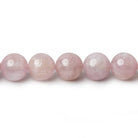 8mm Kunzite Plain Rounds 16 inch 51 beads AA - Beadsofcambay.com