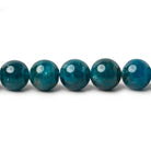 8mm Neon Apatite Plain Rounds 16 inch 51 beads A - Beadsofcambay.com