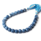8mm Owyhee Denim Opal Faceted Cube Beads 8 inch 24 pieces - Beadsofcambay.com