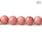 8mm Pink Peruvian Opal Plain Rounds 1mm Drill Hole 8 inch 28 pieces AAA+ - Beadsofcambay.com