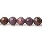 8mm Ruby Faceted Round Beads 47 pieces 16 inch A - Beadsofcambay.com