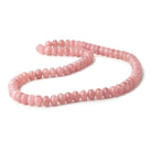 8mm Strawberry Quartz Plain Rondelle Beads 18 inch 78 pieces - Beadsofcambay.com