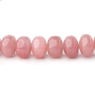 8mm Strawberry Quartz Plain Rondelle Beads 18 inch 78 pieces - Beadsofcambay.com