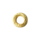 8mm Vermeil brushed Jump Ring Set of 10 pieces - Beadsofcambay.com