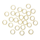 8mm Vermeil Plain Jumpring 25 pcs per bag - Beadsofcambay.com