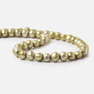 8x10-8x11mm Pale Lemongrass Baroque 2.5mm large hole Pearls 15 in. 48 pcs - Beadsofcambay.com