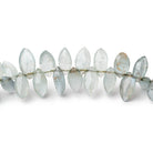 8x4-10x5mm Moss Aquamarine Faceted Marquise Beads 8 inch 74 pieces - Beadsofcambay.com