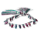 8x4-10x5mm Ruby in Zoisite Faceted Marquise Beads 8 inch 30 pieces - Beadsofcambay.com
