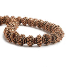 8x4mm Copper Bead Cap 8 inch 60 pcs - Beadsofcambay.com
