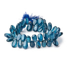 8x5-10x6mm Blue Kyanite Plain Pear Beads 7.5 inch 50 pieces - Beadsofcambay.com