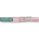 8x5-17x5mm Multi Color Tourmaline Plain Tube Beads 16 inch 32 pieces AA - Beadsofcambay.com