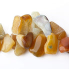 8x5-22x12mm Sedona Drusy Freeform Beads 8 inch 40 pieces - Beadsofcambay.com