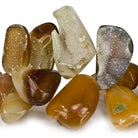 8x5-22x12mm Sedona Drusy Freeform Beads 8 inch 40 pieces - Beadsofcambay.com