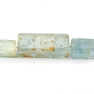8x5-28x13mm Aquamarine Straight Drilled Natural Crystals 16 inch 36 beads - Beadsofcambay.com