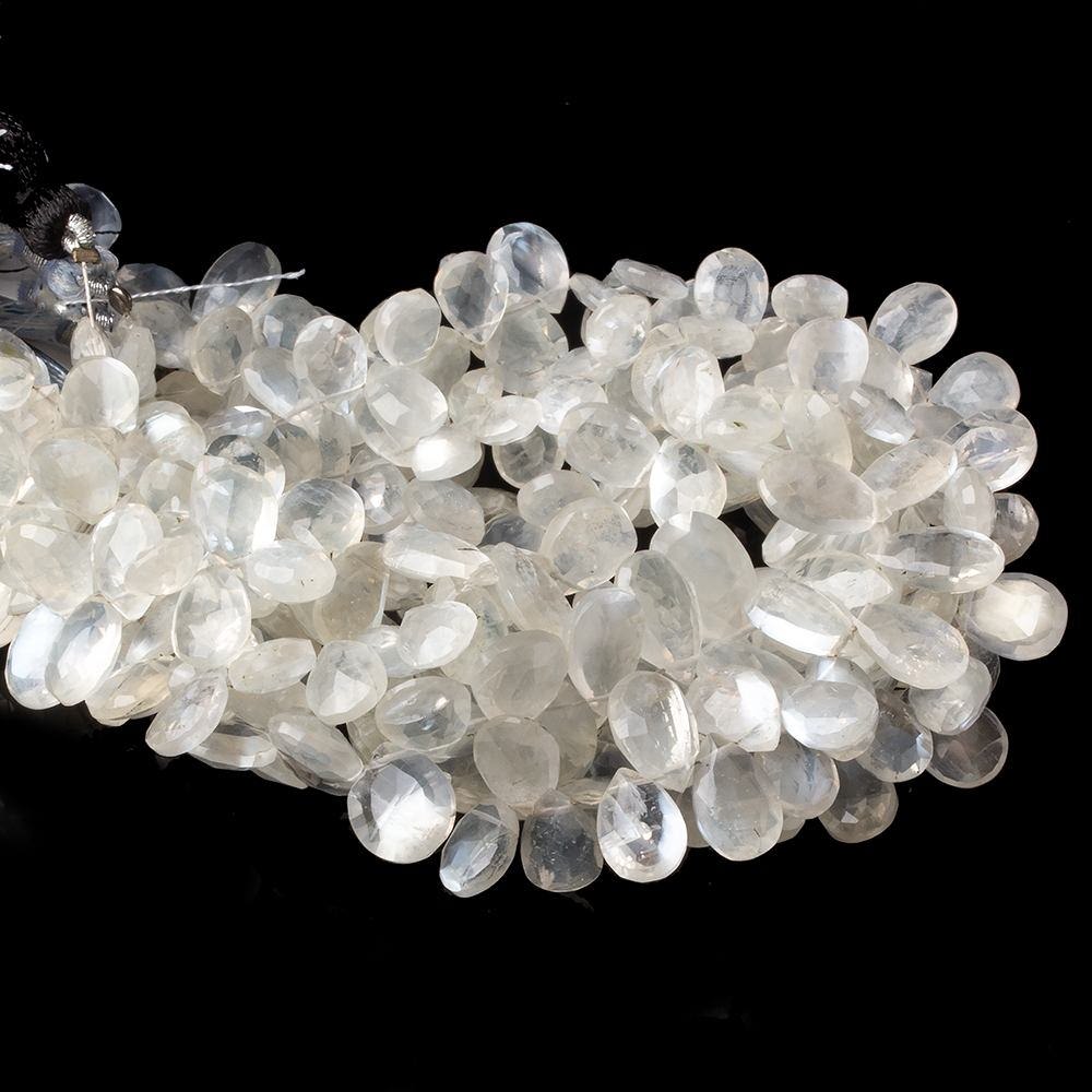 8x6-11x7mm Ceylon Moonstone faceted pears 8 inch 54 beads AAA - Beadsofcambay.com