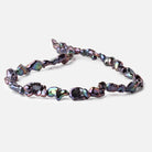 8x6-12x8mm Peacock Straight Drilled Keshi Freshwater Pearls 16 inch 26 Beads - Beadsofcambay.com