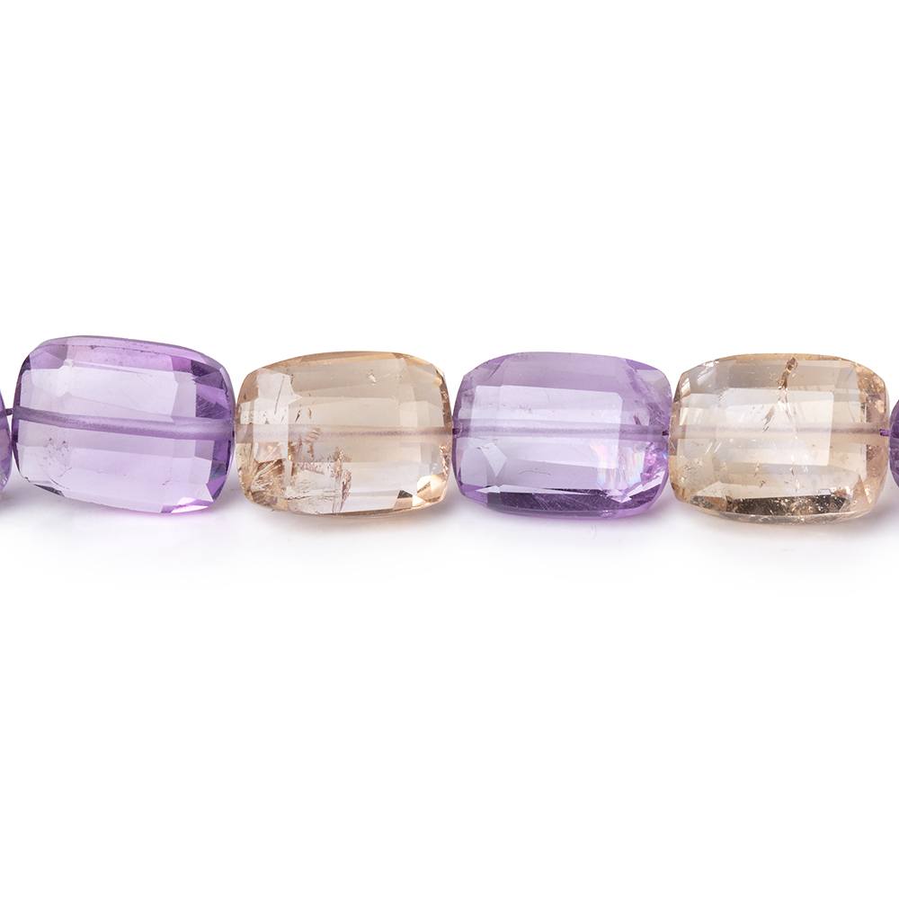 8x6-12x9mm Ametrine Faceted Rectangle Beads 16 inches 33 pieces - Beadsofcambay.com