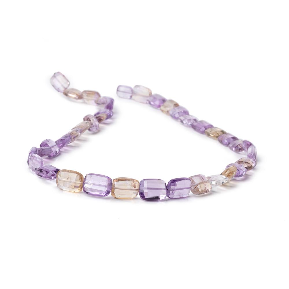 8x6-12x9mm Ametrine Faceted Rectangle Beads 16 inches 33 pieces - Beadsofcambay.com