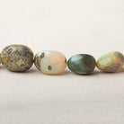 8x6-18x14mm Ethiopian Opal plain nugget beads 18 inch 39 pieces A - Beadsofcambay.com