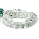 8x6-19x9mm Prasiolite faceted nugget beads 16 inch 32 pieces AAA - Beadsofcambay.com