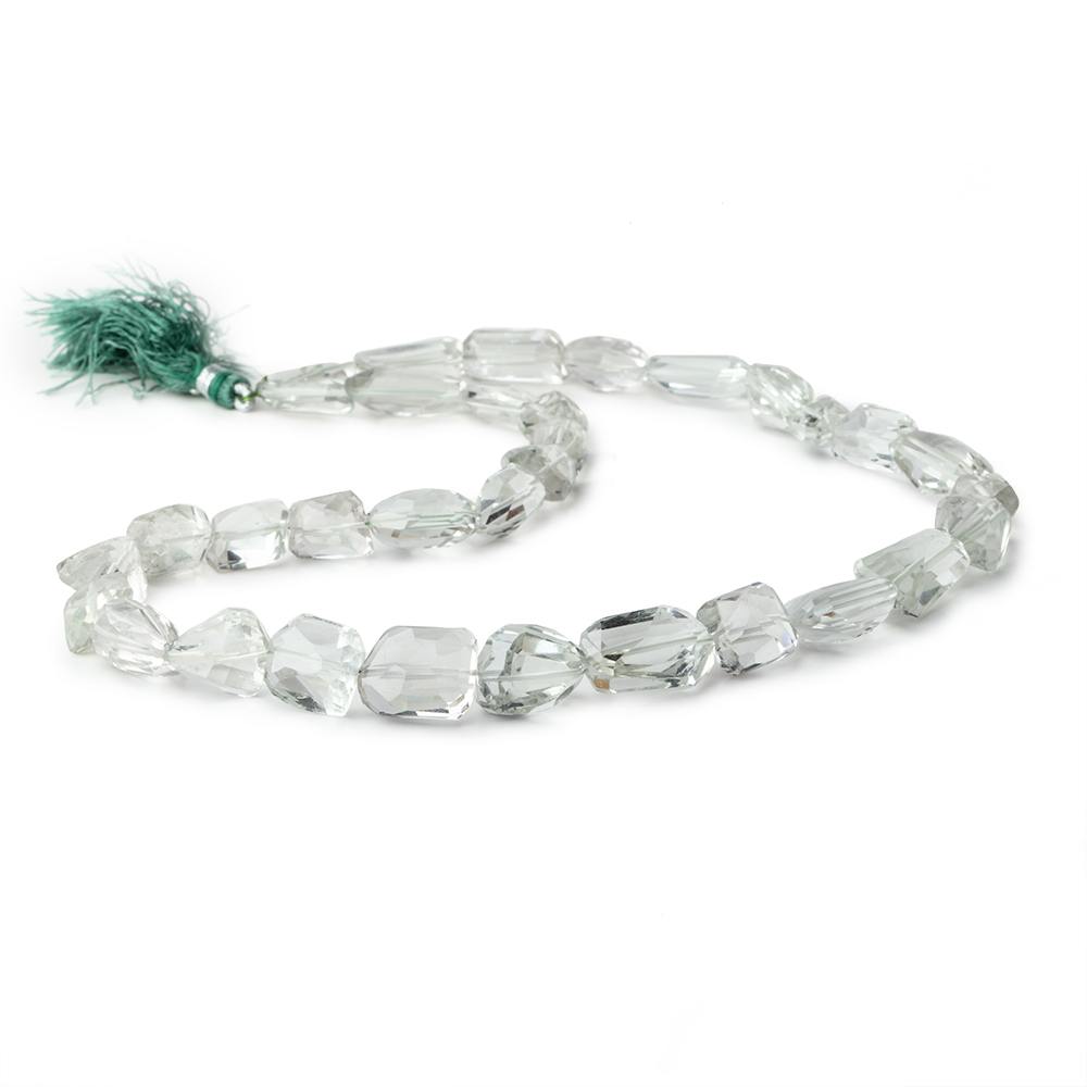 8x6-19x9mm Prasiolite faceted nugget beads 16 inch 32 pieces AAA - Beadsofcambay.com