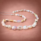 8x6-20x14mm Ethiopian Opal Plain Nugget Beads 20 inch 40 pieces AA - Beadsofcambay.com